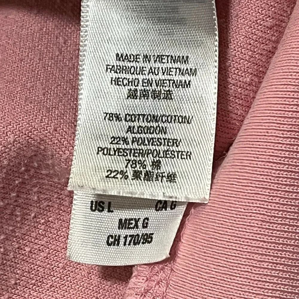 Juicy Couture Track Jacket Hooded Zip Up Size Large Pink Vintage Y2K 2000s - Picture 7 of 9